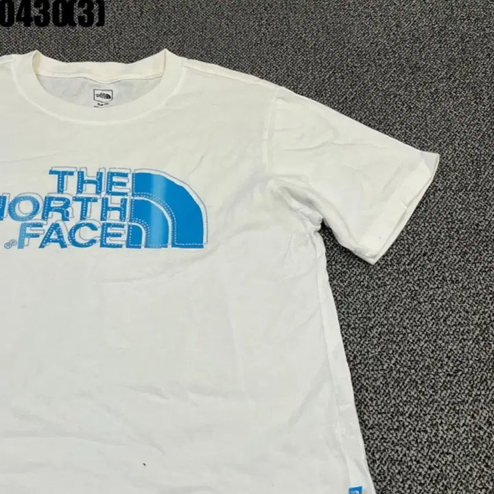 [BUNJANG] The North Face White Logo T-Shirt / 노스페이스 흰색 반팔 티셔츠100 0430