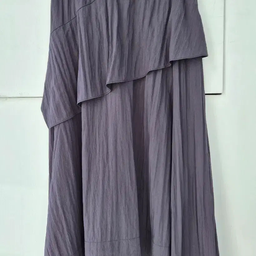 [BUNJANG] SJSJ Flare Layered Long Skirt (Dark Gray) / SJSJ 플레어 캉캉 롱 스커트 먹색 61-90