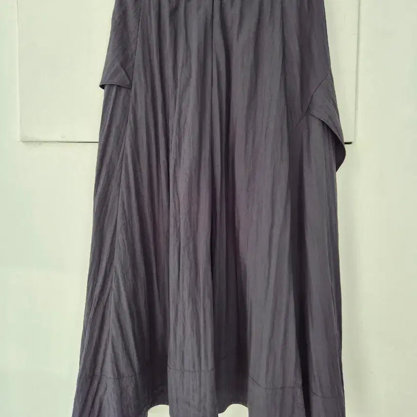 [BUNJANG] SJSJ Flare Layered Long Skirt (Dark Gray) / SJSJ 플레어 캉캉 롱 스커트 먹색 61-90