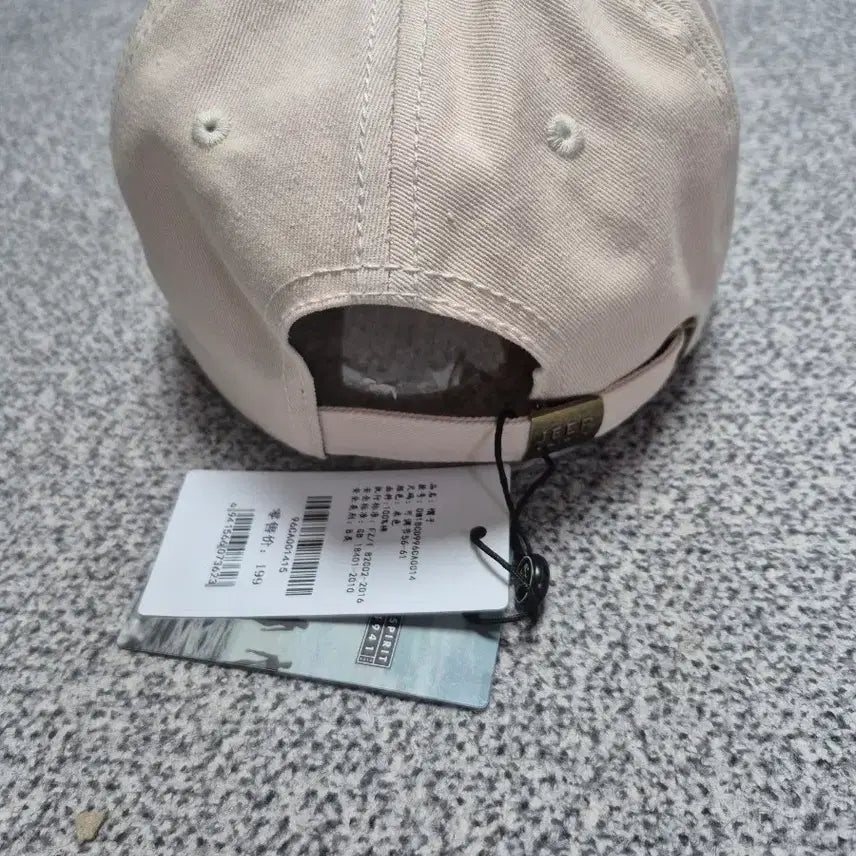 [BUNJANG] Jeep Spirit 1941 Design Beige Cotton 100% Baseball Cap / 지프 스피릿 볼캡 베이지 *새상품*