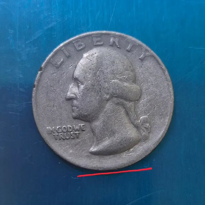 [BUNJANG] Error Quarter Coin (Post-1965, Undated) / 1965이후 쿼터추정 ...연도표기 누락 에러주화