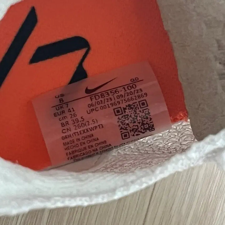 [BUNJANG] Nike Air Zoom Alphafly NEXT% 3 White Total Orange Running Shoes 260 / 나이키 에어 줌 알파플라이 넥스트% 3 화이트 토탈 오렌지 260