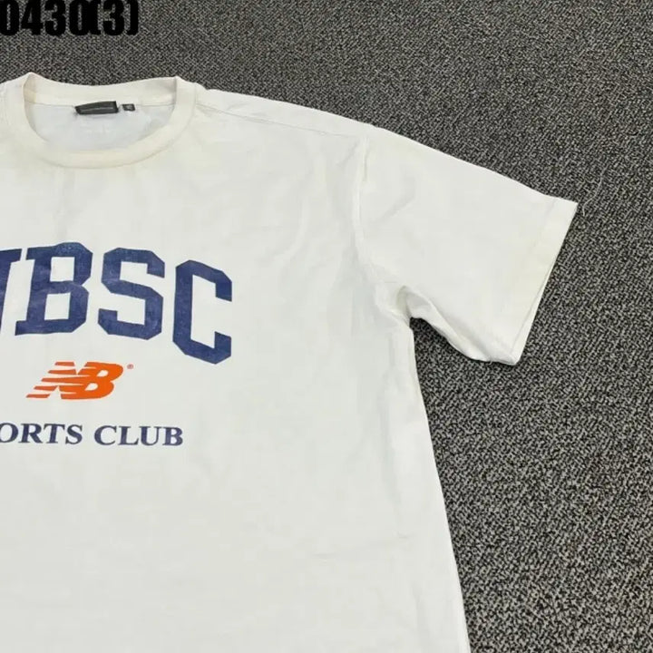 [BUNJANG] New Balance NBSC T-Shirt White / 뉴발란스 NBSC 반팔 티셔츠 화이트105 0430