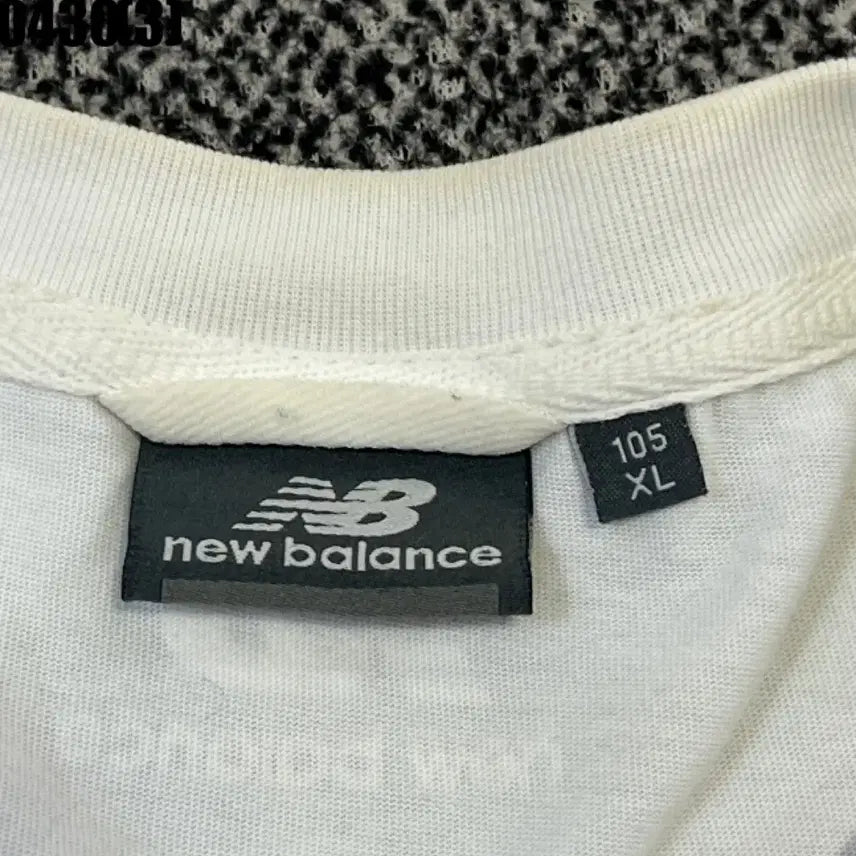 [BUNJANG] New Balance NBSC T-Shirt White / 뉴발란스 NBSC 반팔 티셔츠 화이트105 0430