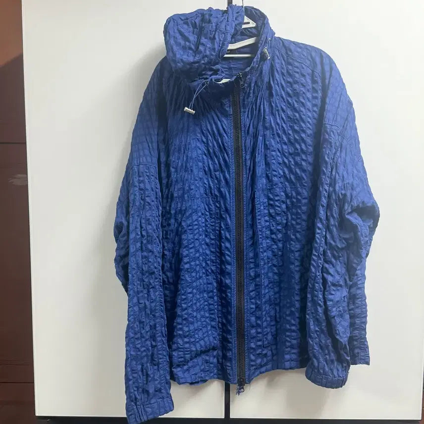 [BUNJANG] DNSR Blue Oversized Surfer Windbreaker (M) / DNSR 블루 오버핏 써커 윈드브레이커 (M)