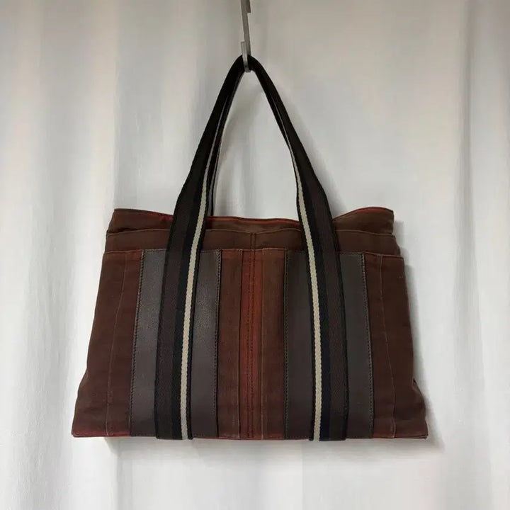 [BUNJANG] Hermes Troca Horizontal Tote Bag MM Brown / 00&