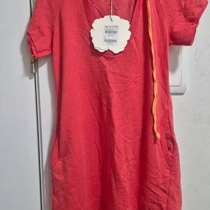 [BUNJANG] New Orange Hooded Dress One-Piece / 새상품-귀여운 후드 원피스