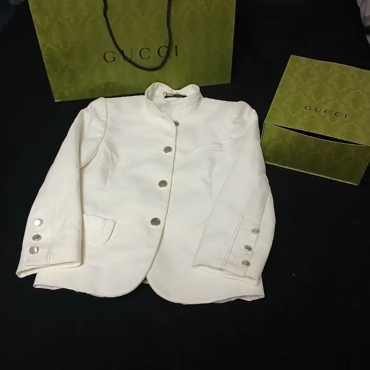[BUNJANG] Gucci High-Neck Slim Fit Jacket / 이탈리아 정품 GUCCI 하이넥 자켓 ,슬림핏 명품 아우터
