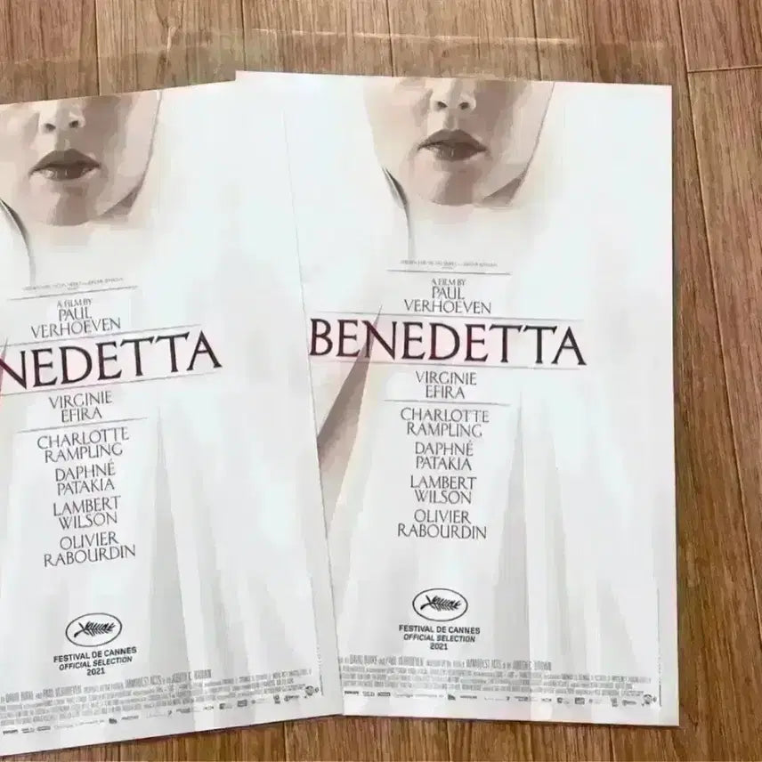 [BUNJANG] Benedetta A3 Poster, Director Signed Postcard, Lenticular Postcard, Lenticular Ecobag, Busan International Film Festival Exclusive / 베네데타 A3 포스터 감독싸인엽서 렌티큘러에코백 부국제 영화특전