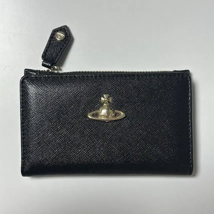 [BUNJANG] Vivienne Westwood Leather Card Holder Black / 비비안웨스트우드 지갑