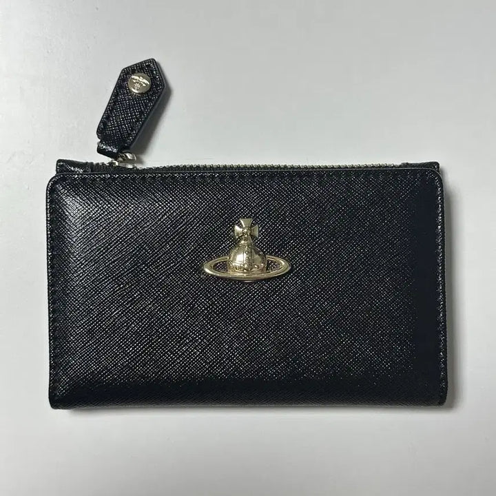 [BUNJANG] Vivienne Westwood Leather Card Holder Black / 비비안웨스트우드 지갑