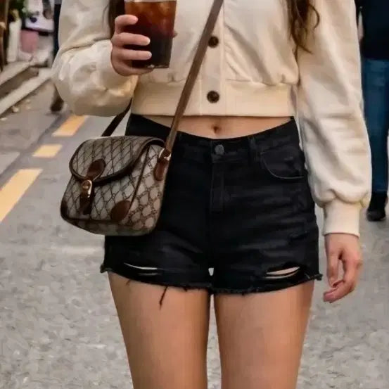[BUNJANG] Cropped Cardigan Ivory / 크롭 가디건 아이보리/ 미사용(택포)