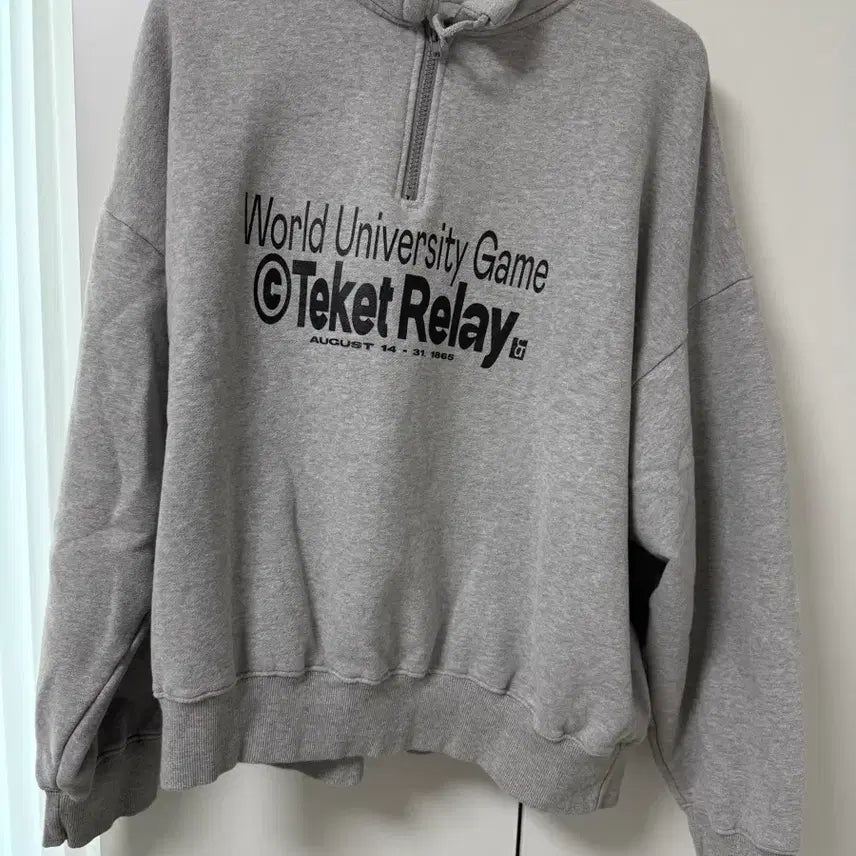 [BUNJANG] Tecket Zip-Up Hoodie / 테켓 집업