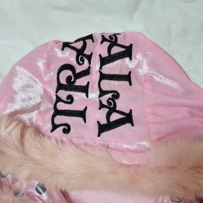 [BUNJANG] Tralla Pink Velvet Hoodie Jacket Vintage / 트라라 핑크벨벳 아우터 빈티지 라떼갸루