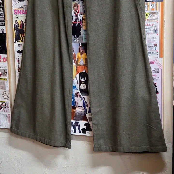 [BUNJANG] Japanese Linen Blend Low-Rise Bootcut Pants / JPN 린넨 혼방 로우라이즈 부츠컷 팬츠