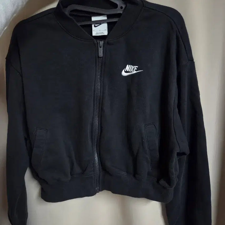 [BUNJANG] Nike Cropped Zip-Up Sweatshirt / 나이키 크롭 면집업 s