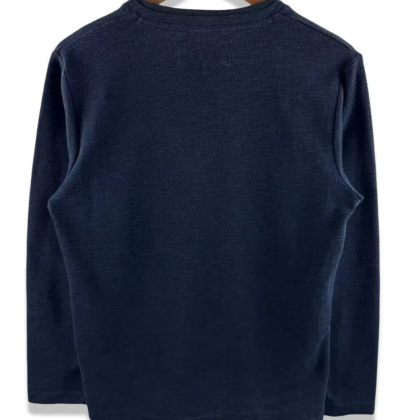 [BUNJANG] JPN Henry Neck Layered Long Sleeve Shirt / JPN 헨리넥 레이어드 롱슬리브3244