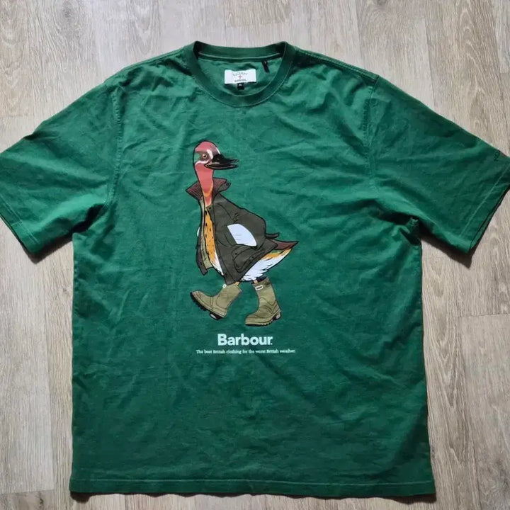 [BUNJANG] Noah x Barbour Collaboration Short Sleeve T-Shirt / 노아 X 바버 콜라보 반팔티
