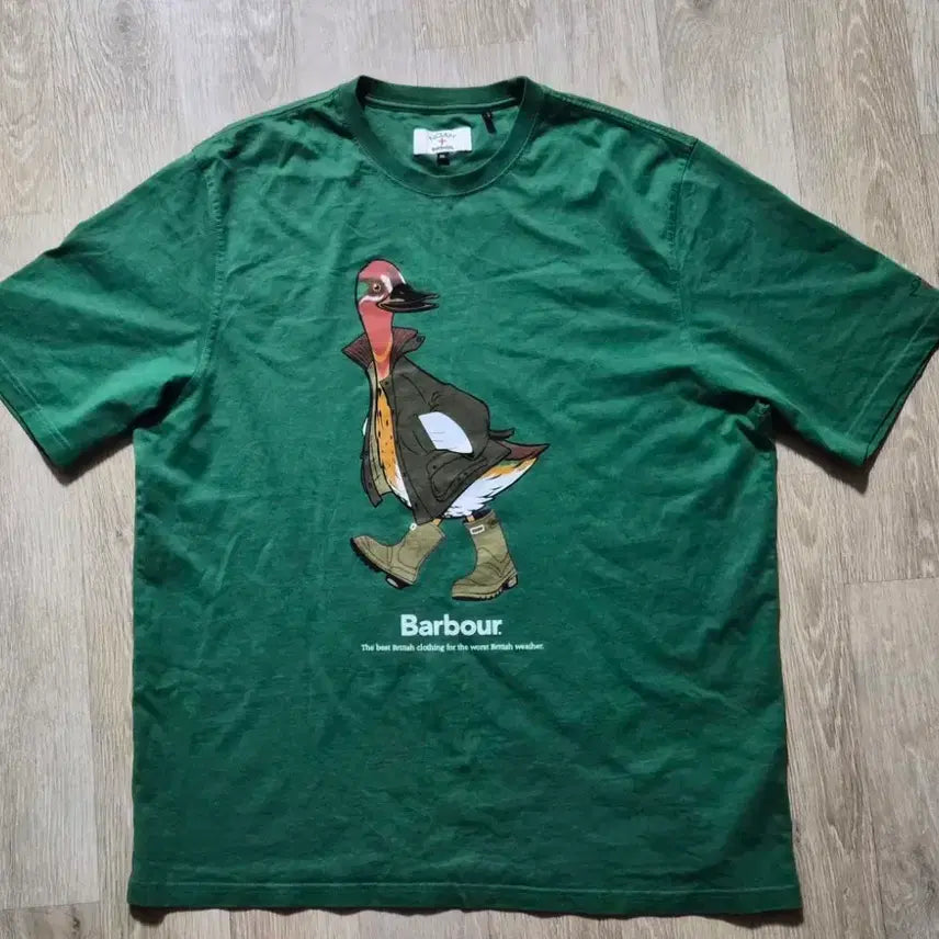 [BUNJANG] Noah x Barbour Collaboration Short Sleeve T-Shirt / 노아 X 바버 콜라보 반팔티