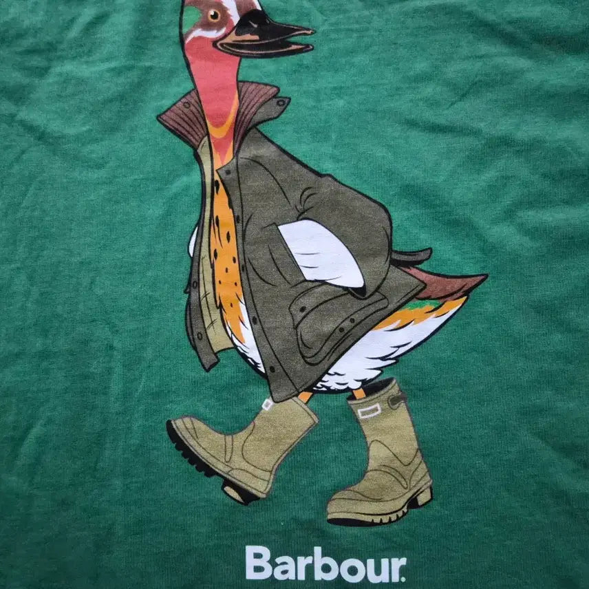 [BUNJANG] Noah x Barbour Collaboration Short Sleeve T-Shirt / 노아 X 바버 콜라보 반팔티