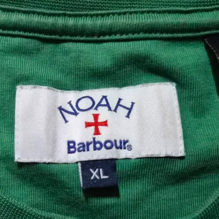[BUNJANG] Noah x Barbour Collaboration Short Sleeve T-Shirt / 노아 X 바버 콜라보 반팔티