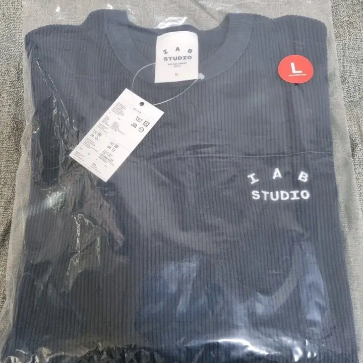 [BUNJANG] IAPP STUDIO Waffle Long Sleeve Navy L / 아이앱스튜디오 와플롱슬리브 네이비 L