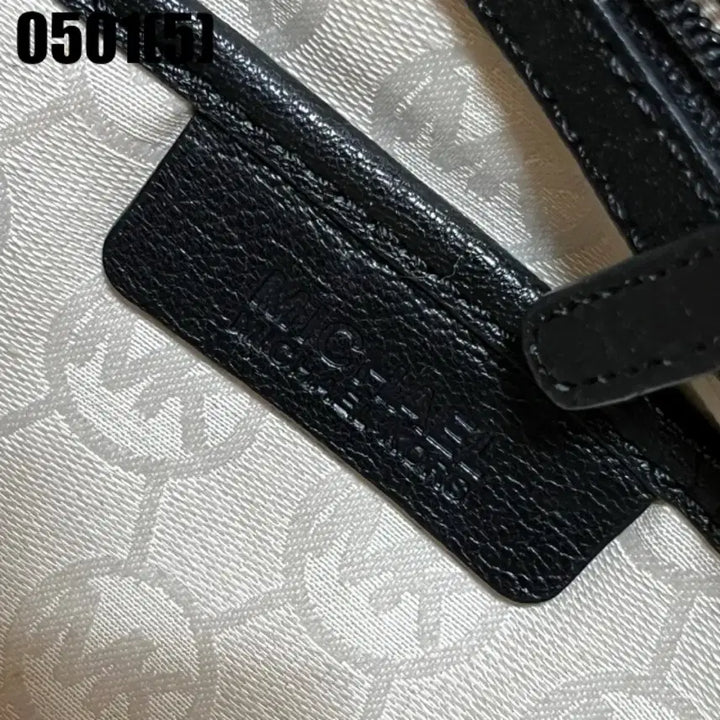 [BUNJANG] Michael Kors Black Leather Tote Bag / 마이클코어스 블랙 레더 토트백