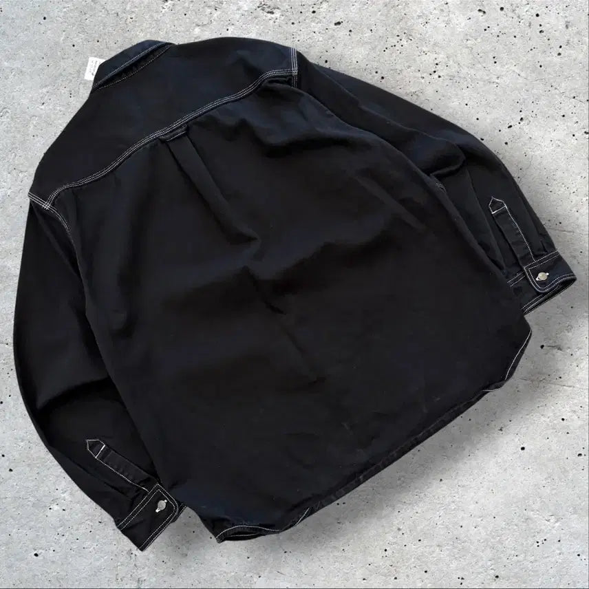 [BUNJANG] Carhartt Stitch Point Black Shirt Jacket XL / [XL] 칼하트 블랙 셔츠 자켓 스티치 포인트 D941