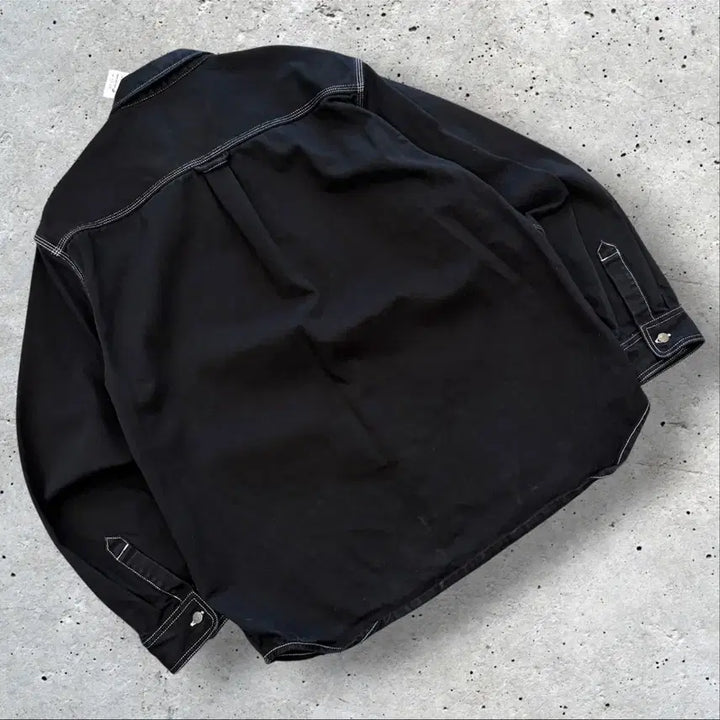 [BUNJANG] Carhartt Stitch Point Black Shirt Jacket XL / [XL] 칼하트 블랙 셔츠 자켓 스티치 포인트 D941