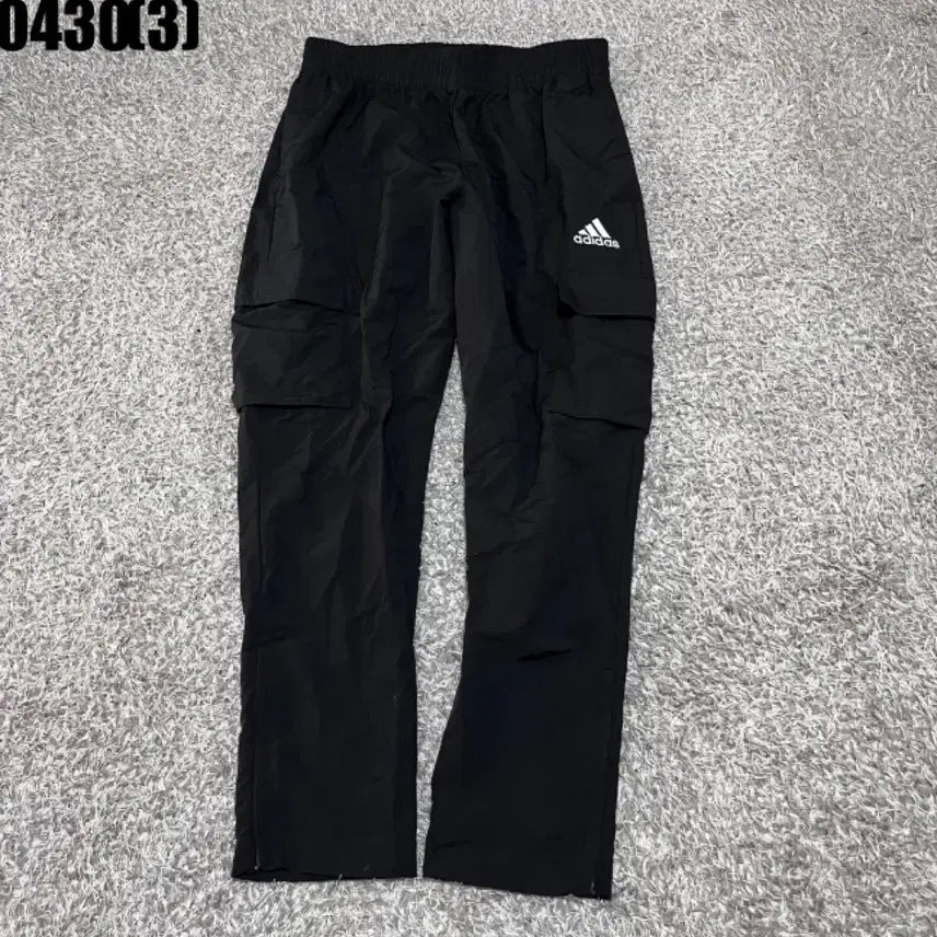 [BUNJANG] Adidas Black Cargo Training Pants L / 아디다스 블랙 카고 트레이닝 바지l 0430