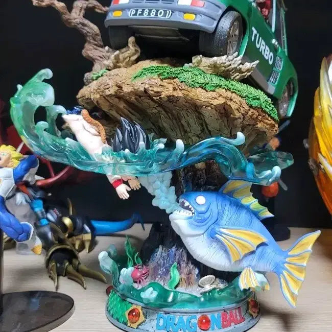 [BUNJANG] Dragon Ball UC Resin Figure Bulma and Goku / 드래곤볼 uc 레진 부르마와 오공