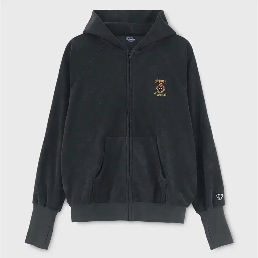 [BUNJANG] Heritage Floss Towel Zip-Up Hoodie L / L) 헤리티지플로스 타월 집업 후디