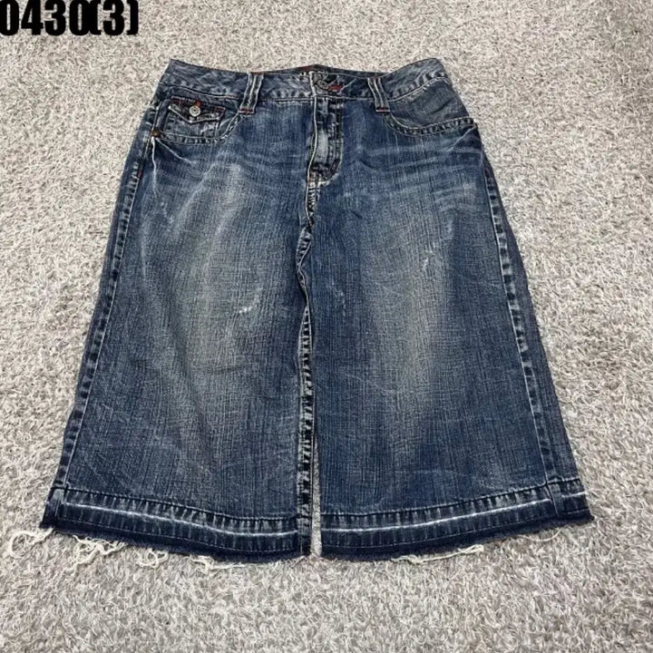 [BUNJANG] Denim Skirt Pants Wide Fit Size 32 / 데님 스커트 팬츠 32 0430