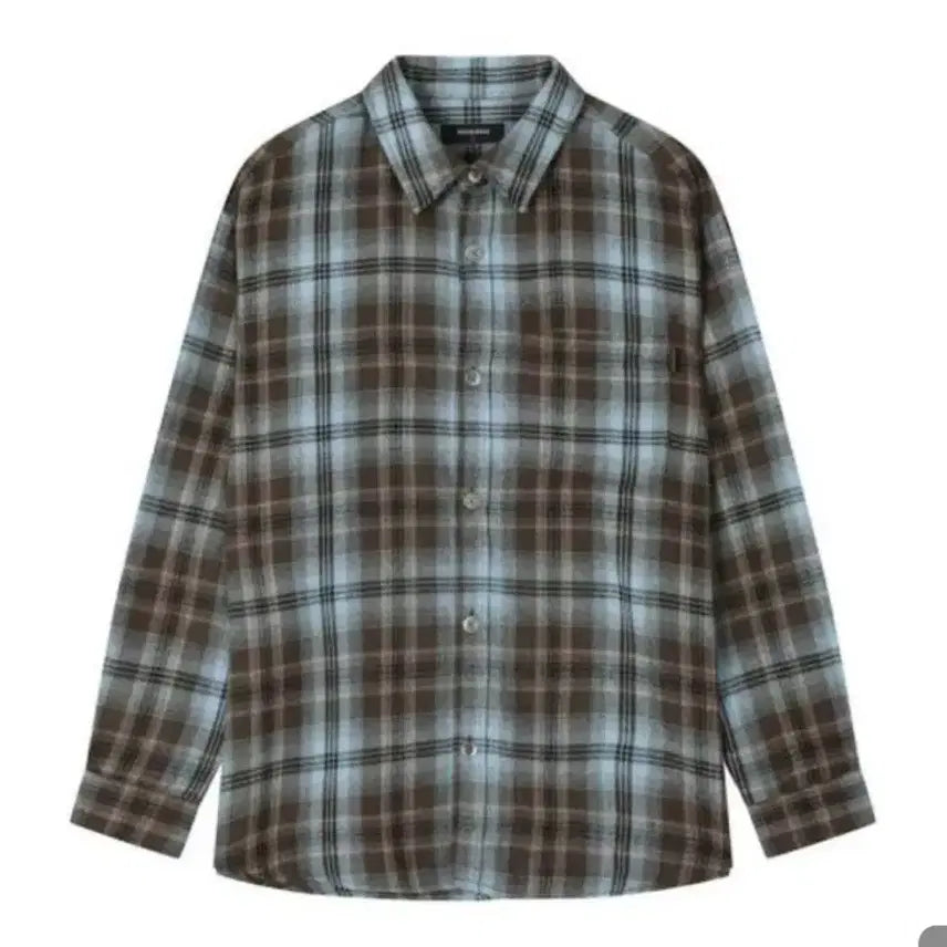 [BUNJANG] Buckaroo Flannel One-Pocket Checkered Shirt Khaki L / [L] 버커루 플란넬 원포켓 체크 셔츠 카키