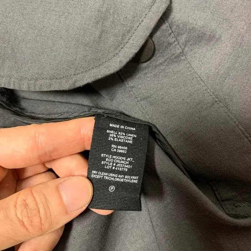 [BUNJANG] Theory Linen Hooded Zip-Up / 띠어리 린넨 후드집업