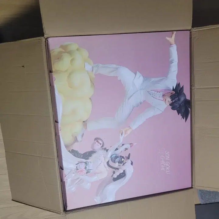 [BUNJANG] Dragon Ball Goku Chichi Wedding Resin Statue / 드래곤볼 uc레진 손오공 치치 웨딩