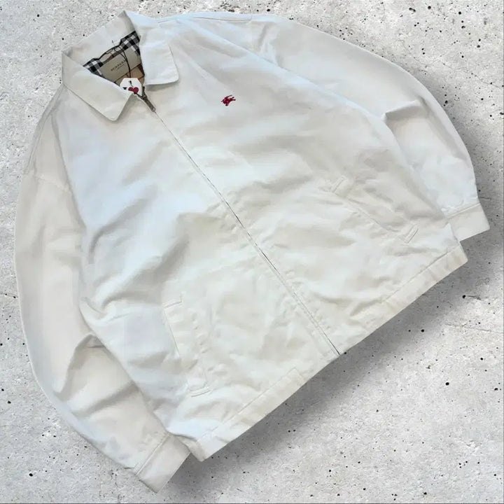 [BUNJANG] Burberry London Cotton Jacket White L / [L] 버버리 런던 코튼 화이트 자켓