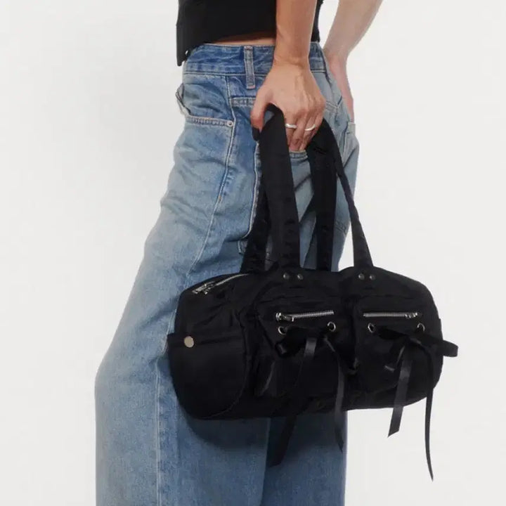 [BUNJANG] Noting Double Ribbon Cargo Duffle Bag / 낫노잉 Double Ribbon Cargo Duffle Bag
