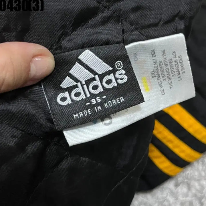 [BUNJANG] Adidas Black/Yellow Three-Stripes Training Pants Size 95 / 아디다스 블랙/옐로우 삼선 트레이닝 바지95 0430