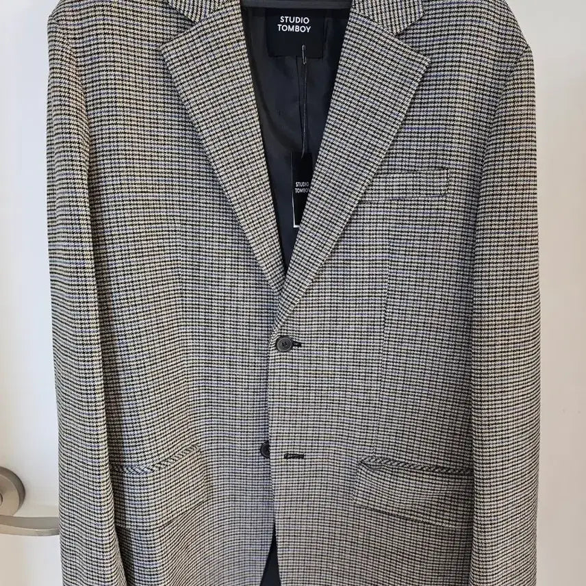 [BUNJANG] Studio Tomboy Wool Check Jacket / [새상품] 스튜디오톰보이 모직 체크 자켓