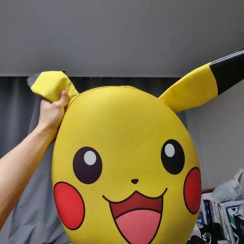[BUNJANG] Pokemon Pikachu Face Backpack / 포켓몬스터 피카츄 얼굴 백팩