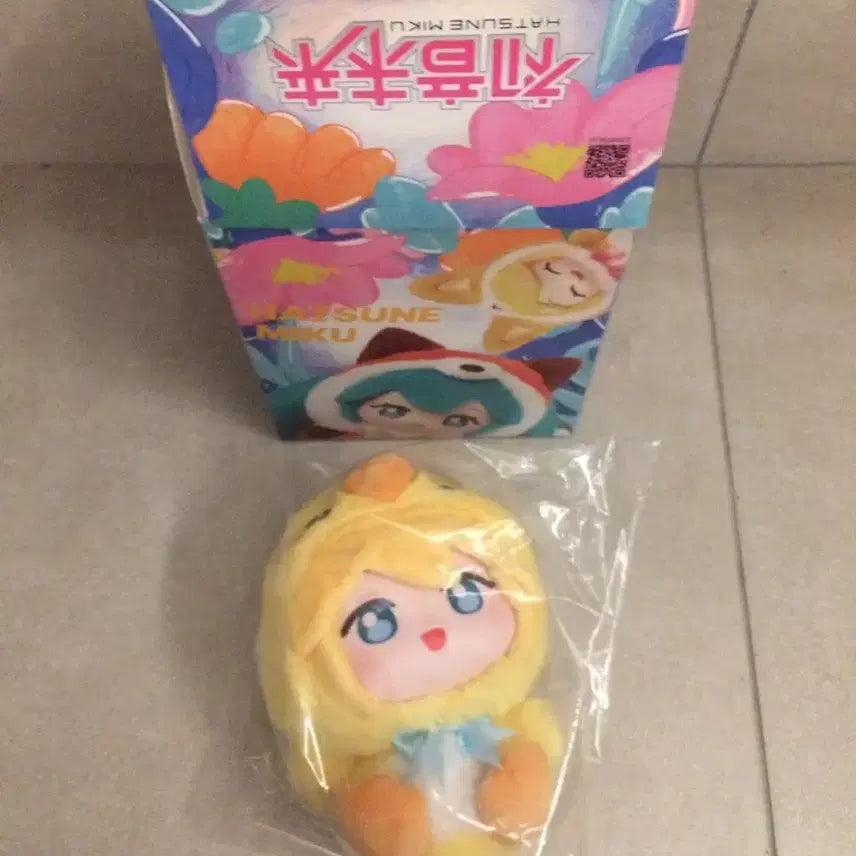 [BUNJANG] LDCX Hatsune Miku Rabuvu Doll Chick Ren (Sealed) / (미개봉) LDCX 하츠네 미쿠 라부부 인형 병아리 렌