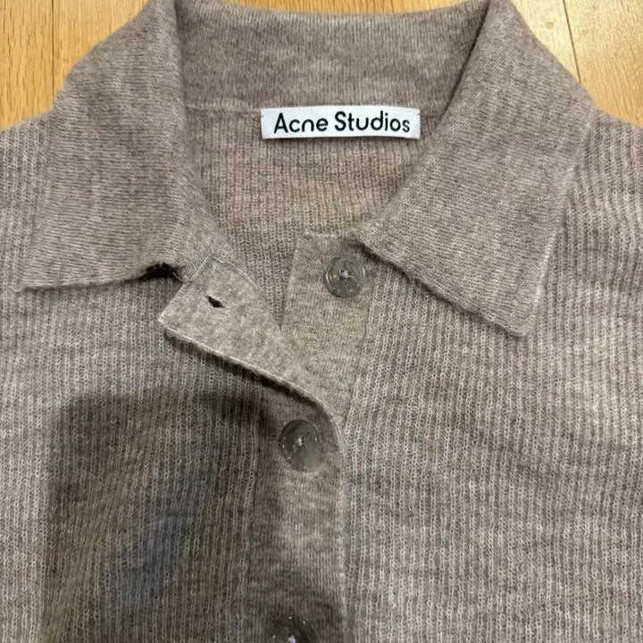 [BUNJANG] Acne Studios Knit Polo Shirt Brown / 아크네 스튜디오 니트 폴로 셔츠 브라운