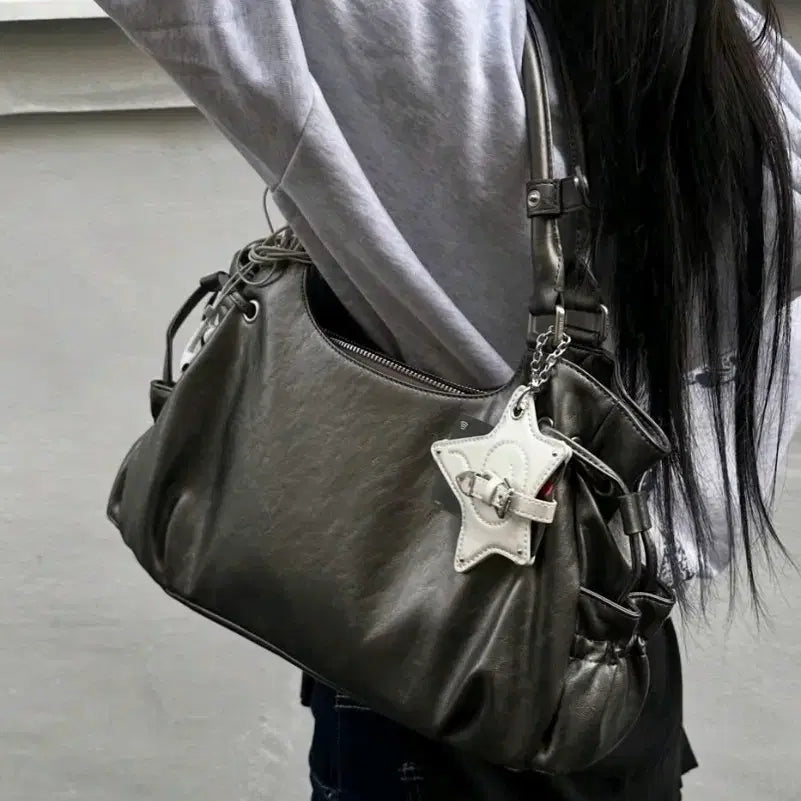 [BUNJANG] Stand Oil Bridge Bag Mini Metallic Grey / 스탠드오일 브리지백미니 메탈릭그레이