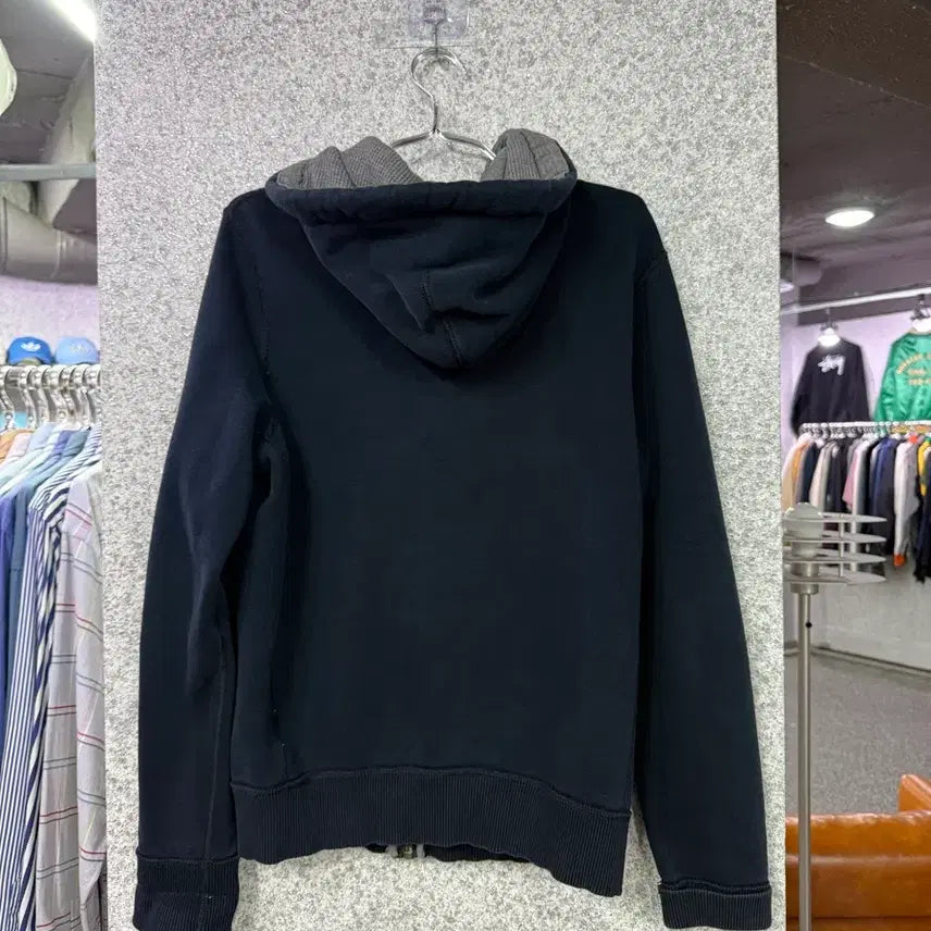 [BUNJANG] Abercrombie &amp; Fitch Arch Logo Hoodie Navy M / 아베크롬비 아치 로고 후드집업 네이비 B4681