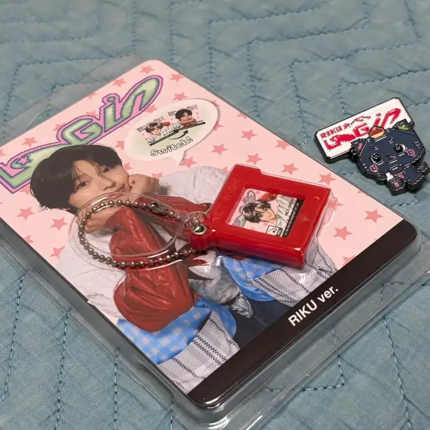 [BUNJANG] NCT WISH Riku Login MD Game Pack Keyring / 엔시티 위시 nct wish 리쿠 로그인 md 게임팩 키링 쿠리 뱃지