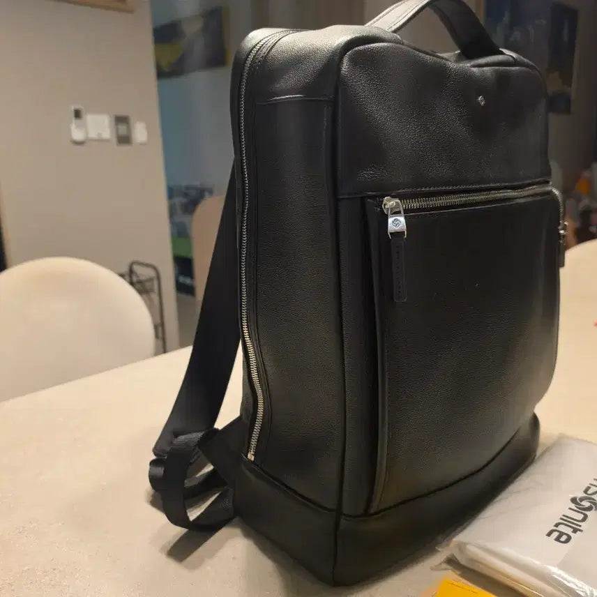 [BUNJANG] Samsonite Black Label Riddell Backpack Genuine Cowhide / 샘소나이트 블랙라벨 리델 백팩 소가죽 케이스보증서 포함 당일발송
