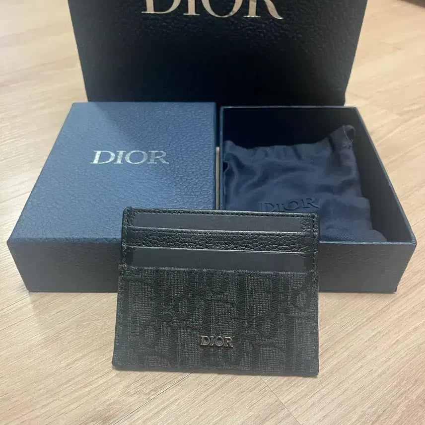 [BUNJANG] Dior Black Card Holder / 디올카드지갑 블랙