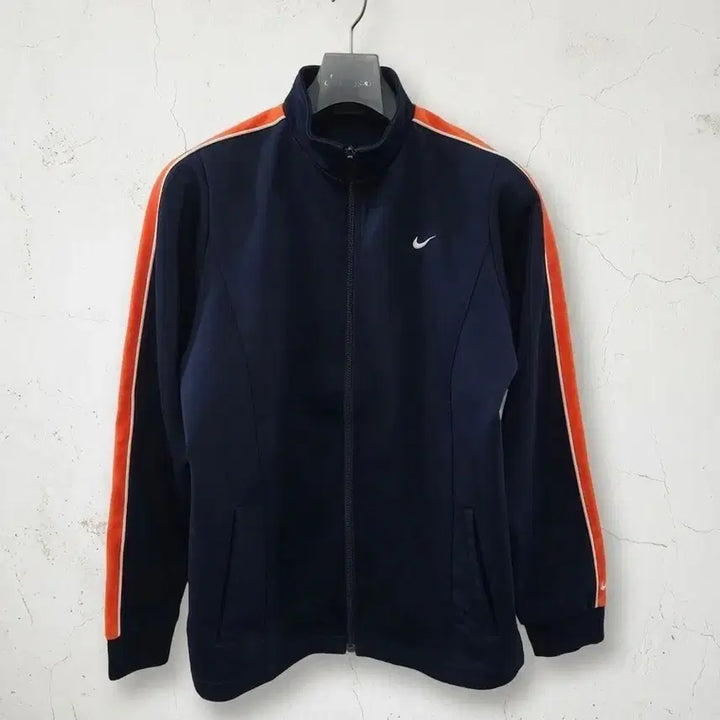 [BUNJANG] Nike Japan Y2K Track Jacket Navy/Orange L / 나이키 Japan 올드스쿨 트랙 자켓 네이비/오렌지 L