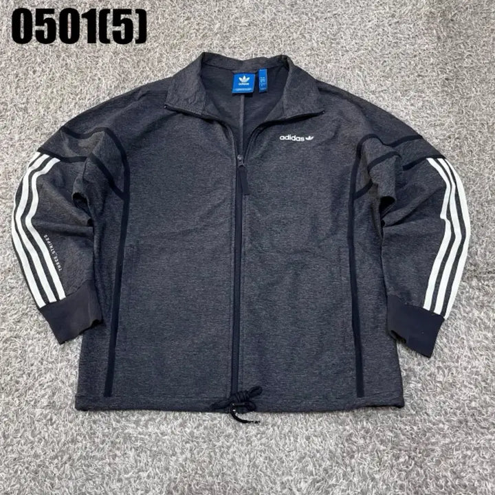 [BUNJANG] Adidas 3-Stripes Track Jacket Grey / 아디다스 삼선 트랙 자켓 그레이